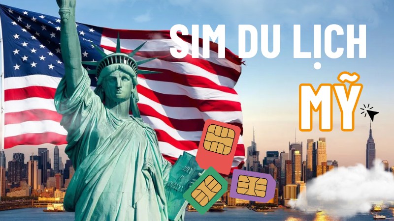 SIM du lịch Mỹ